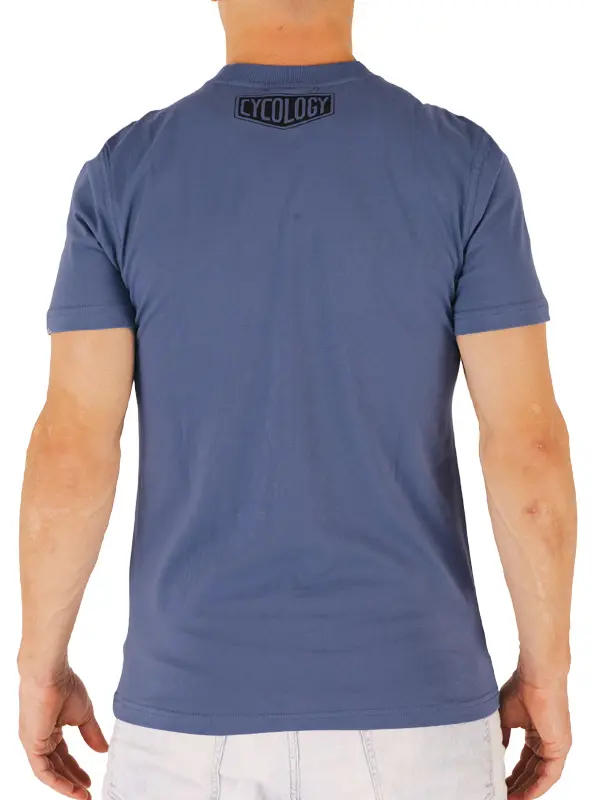 Always Ready to Ride Men's T-shirt Denim - Image 3