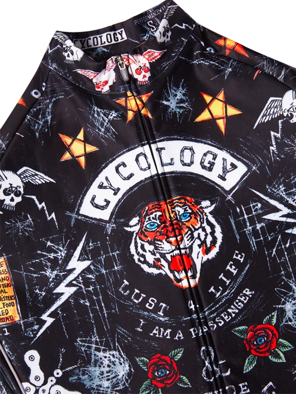 City of Angels Men's Winter Long Sleeve Jersey Black - Image 3