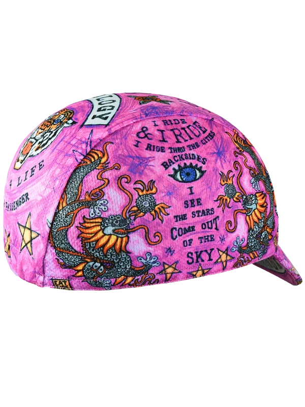 City of Angels Cycling Cap Pink - Image 3