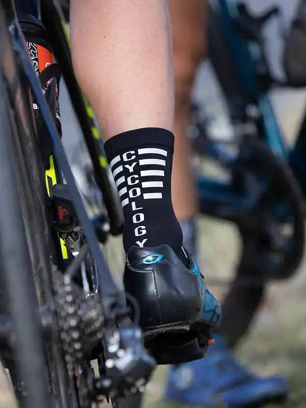 Cycology Reflective Logo Cycling Socks Black - Image 5