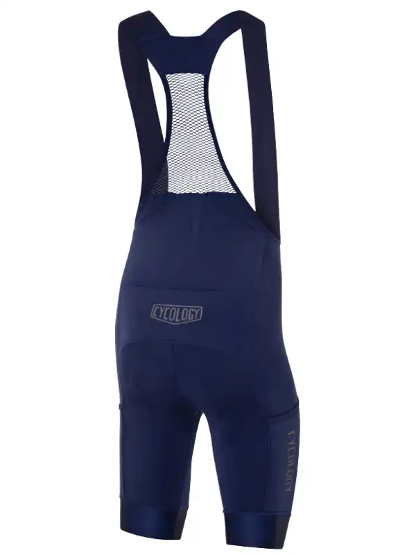 Men's Cargo Bib Shorts Navy - Image 2