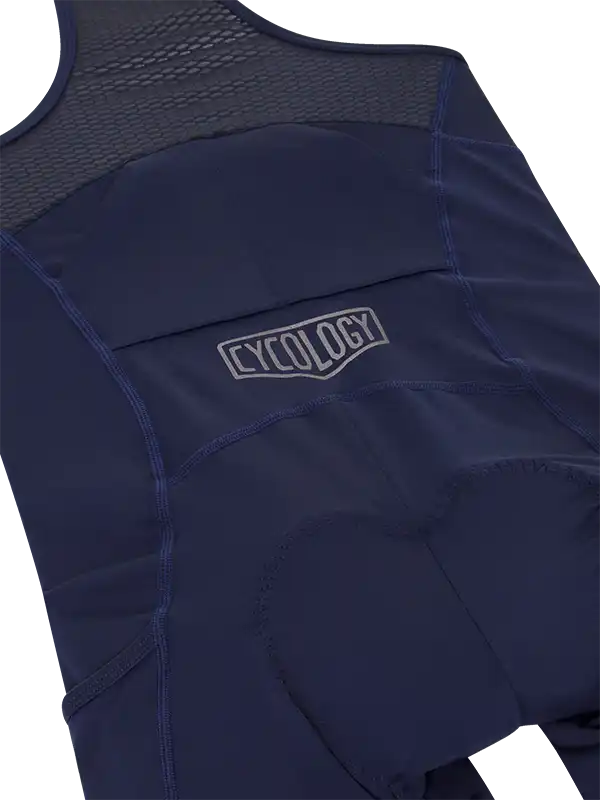 Men's Cargo Bib Shorts Navy - Image 6