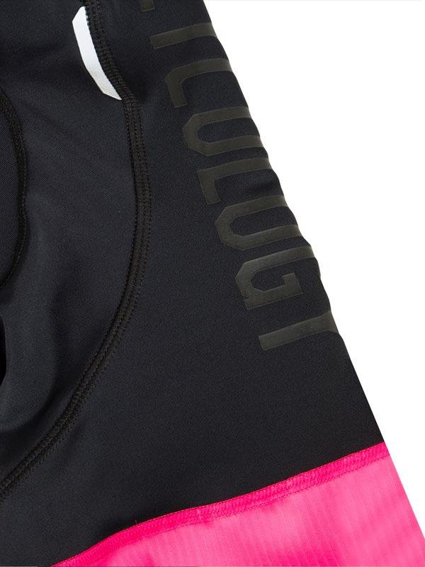 Women's Bib Shorts Black/Pink - Image 3