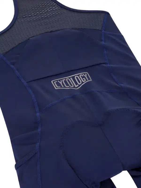 Women's Cargo Bib Shorts Navy - Image 5