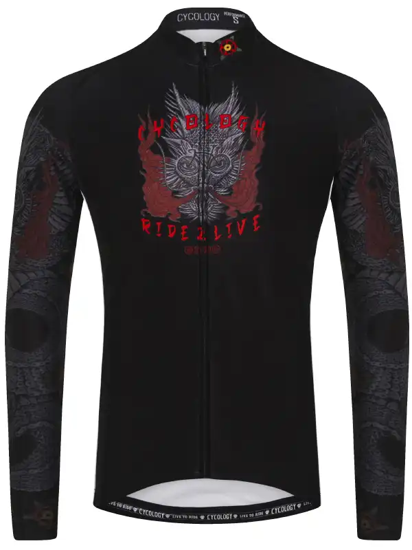 Dragon Men's Winter Long Sleeve Jersey - Image 2