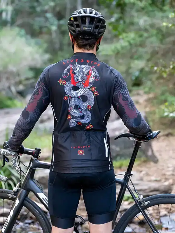 Dragon Men's Winter Long Sleeve Jersey - Image 3
