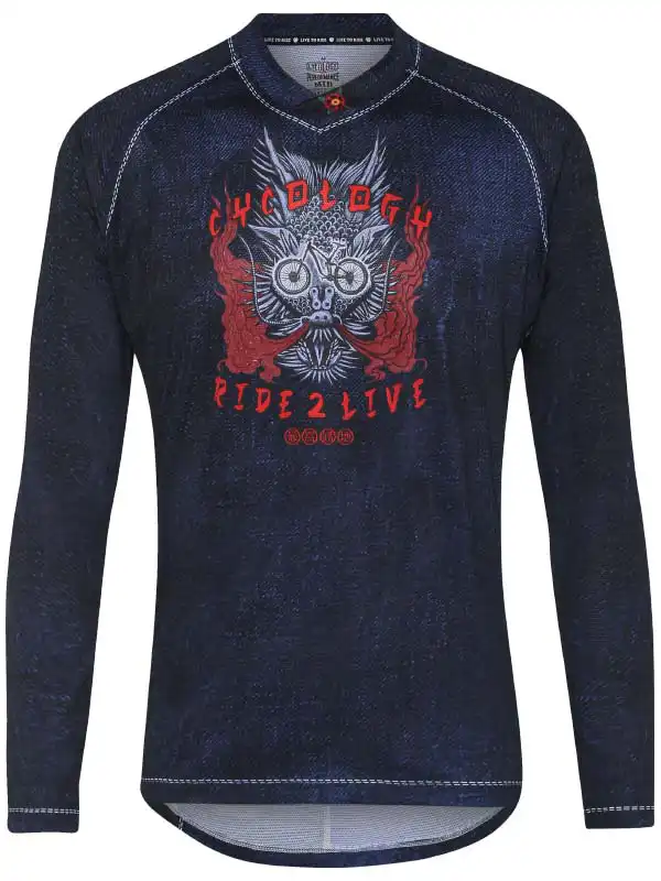 Dragon Men's Long Sleeve MTB Jersey - Image 2
