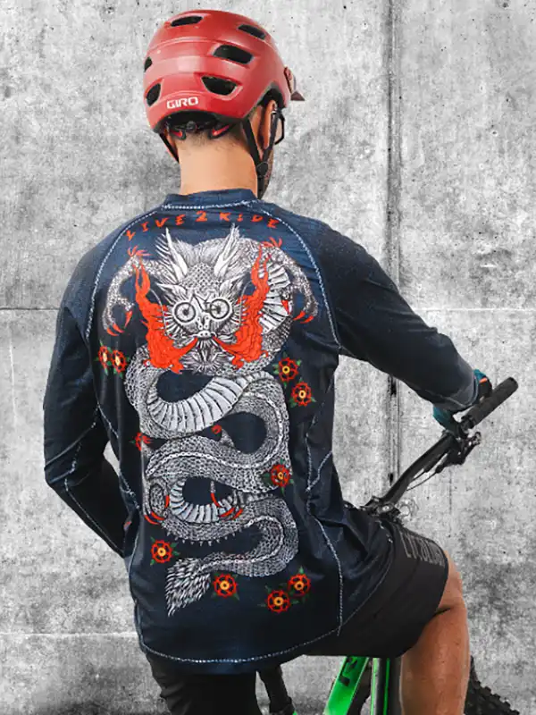 Dragon Men's Long Sleeve MTB Jersey - Image 4