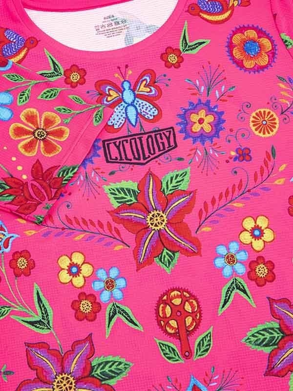 Frida Women's Technical T-Shirt Pink - Image 3