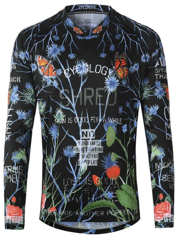 Gangsta Men's Long Sleeve MTB Jersey - Image 2