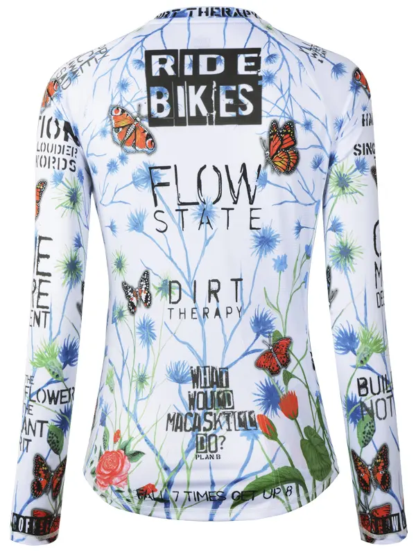 Gangsta Women's Long Sleeve MTB Jersey - Image 2