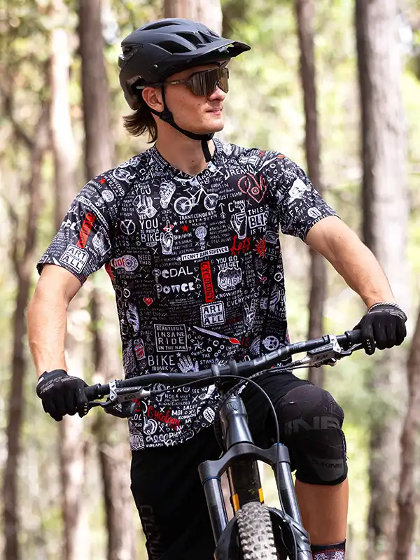 Graffiti  Men's MTB Jersey - Image 3
