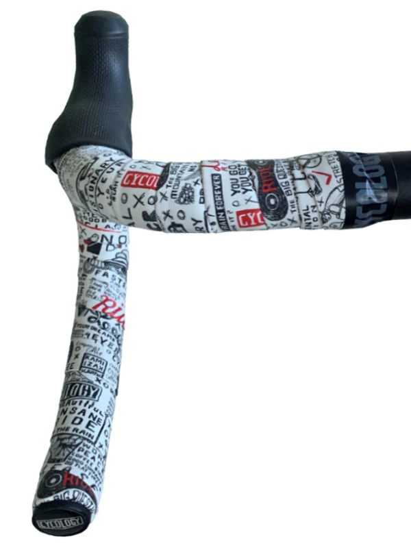 Graffiti Handlebar Tape White - Image 3