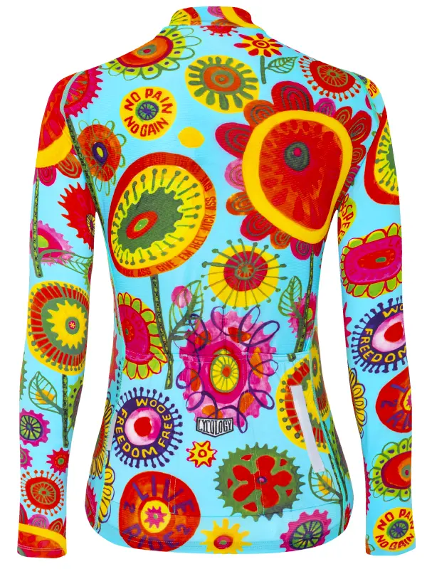 Heavy Pedal Women's Summer Long Sleeve Jersey - Image 2