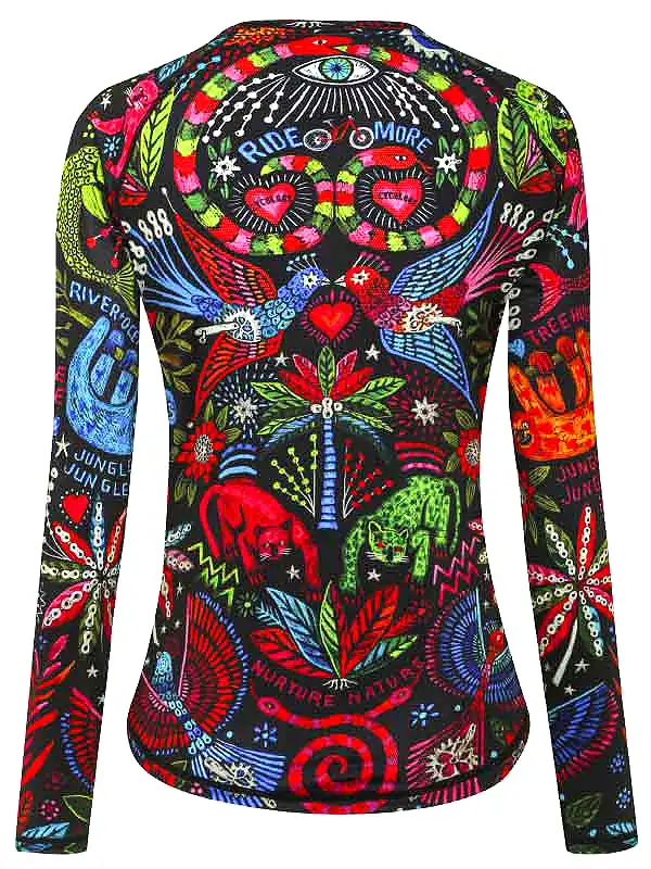 Jungle Jungle Women's Long Sleeve MTB Jersey - Image 2