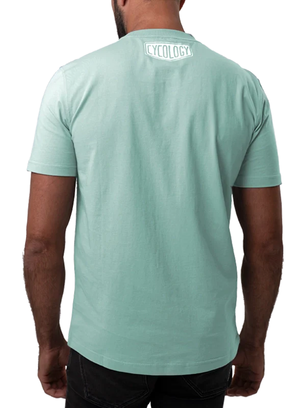 Just Bike Men's T-shirt Light Green - Image 3