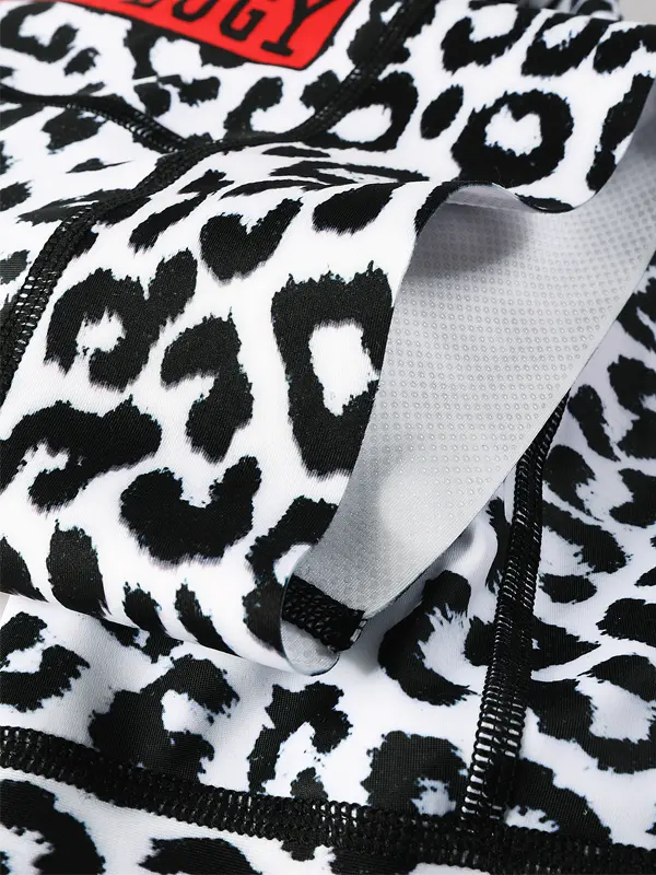 Women's Kitty Quick Pee Bib Shorts White - Image 5