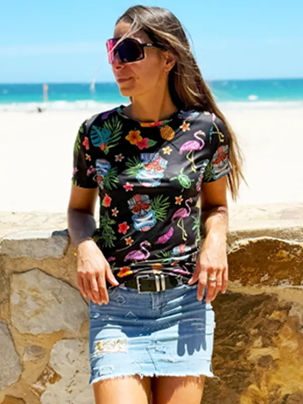 Molokai Women's Technical T-Shirt Black - Image 3