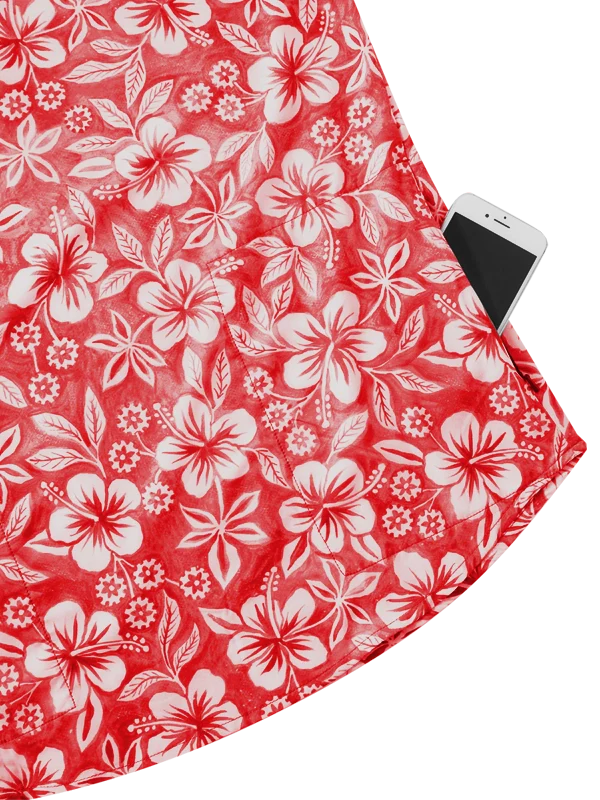 Oahu Gravel Shirt Red - Image 4