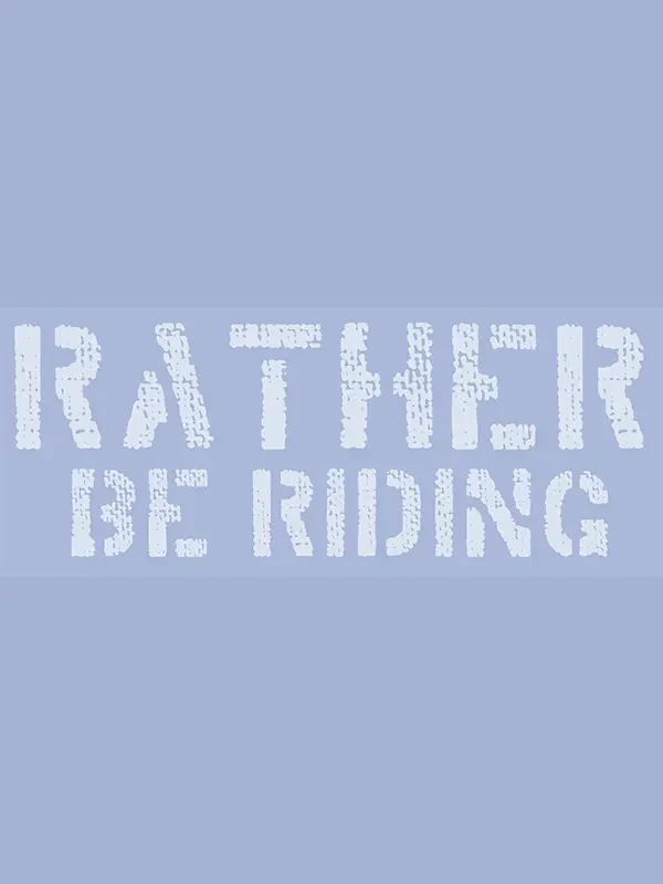 Rather Be Riding Men's T-shirt Light Blue - Image 2