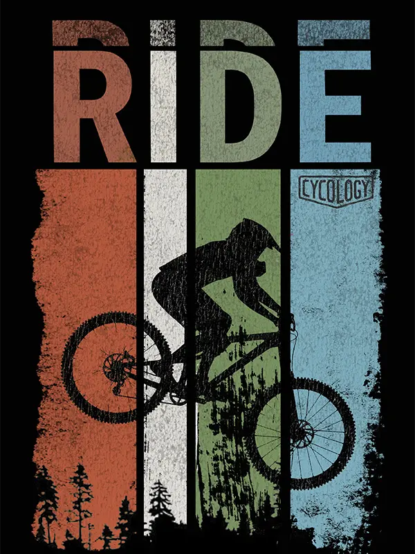 Ride MTB Men's T-shirt - Image 2