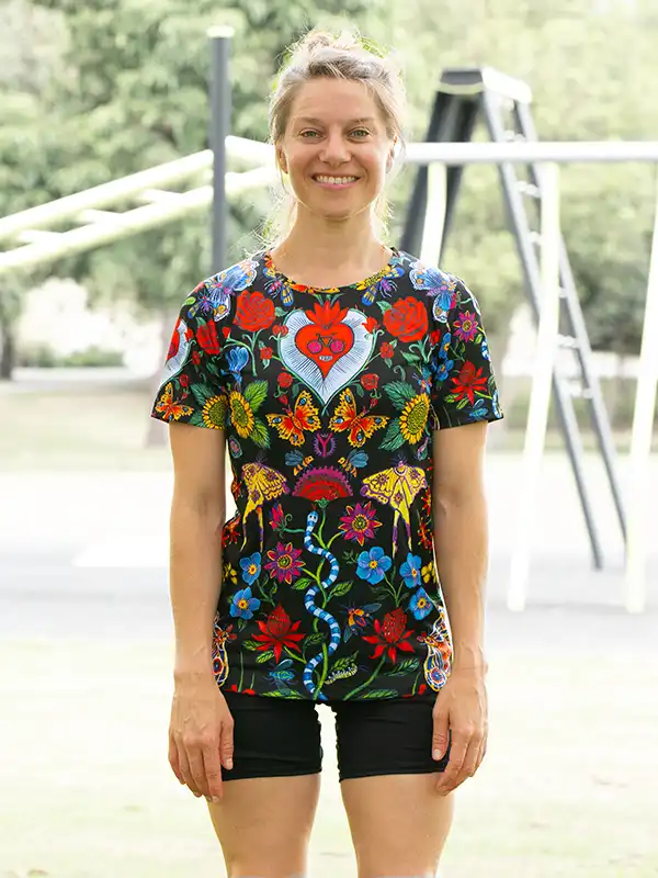 River Road Black Women's Technical T-Shirt - Image 3