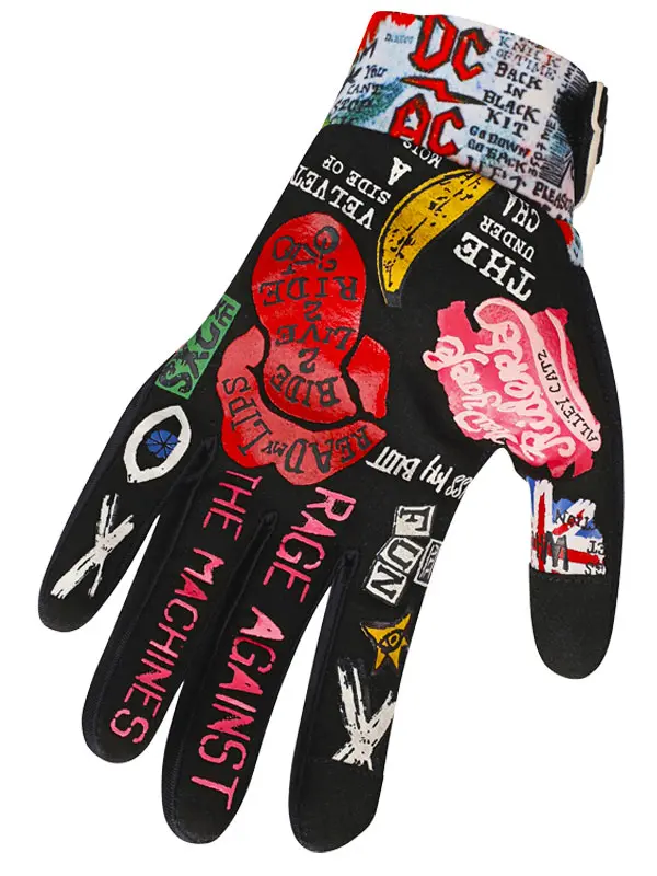 Rock N Roll Winter Cycling Gloves - Image 3