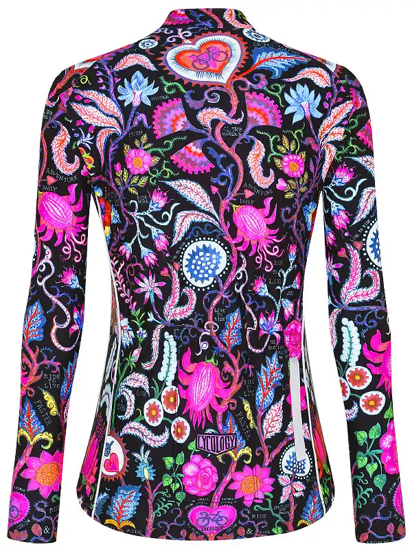 Secret Garden Women's Winter Long Sleeve Jersey Black - Image 2