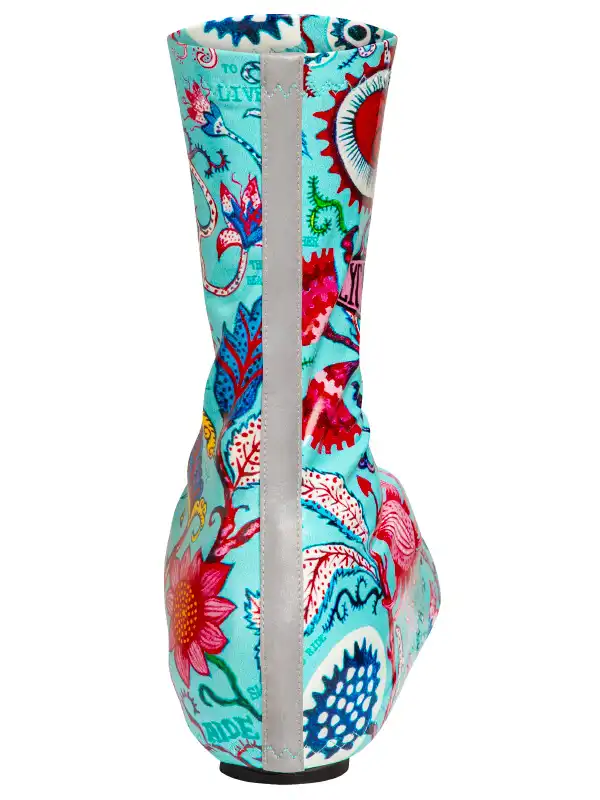 Secret Garden Shoe Covers Aqua - Image 3