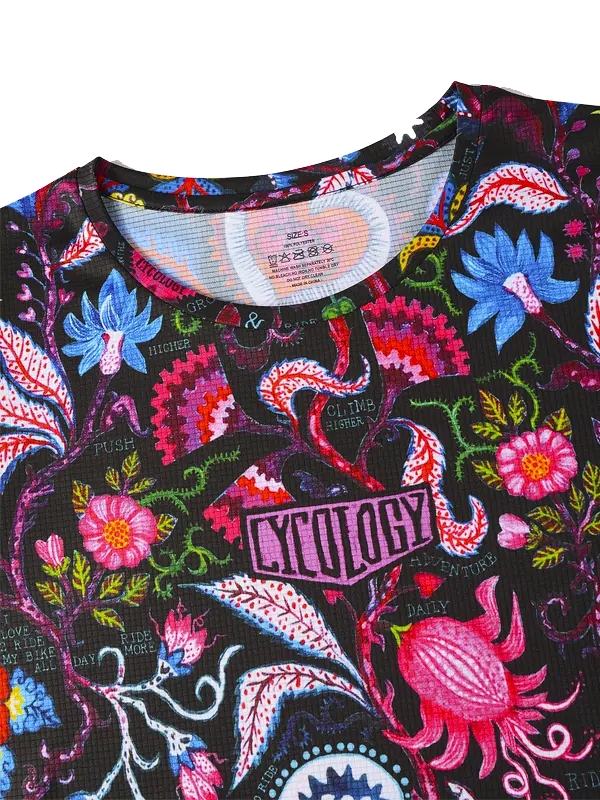 Secret Garden Women's Technical T-Shirt Black - Image 3