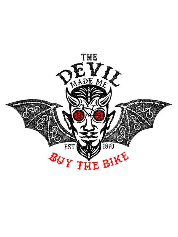 The Devil Made Me Men's T-shirt - Image 2