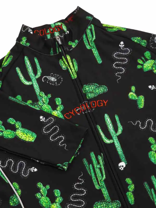 Totally Cactus Men's Winter Long Sleeve Jersey - Image 4