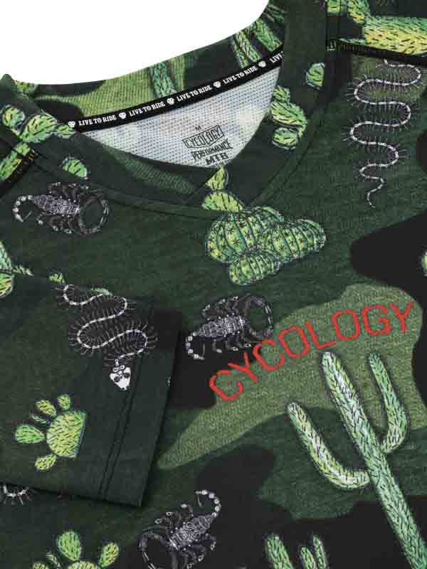 Totally Cactus Men's Long Sleeve MTB Jersey - Image 3