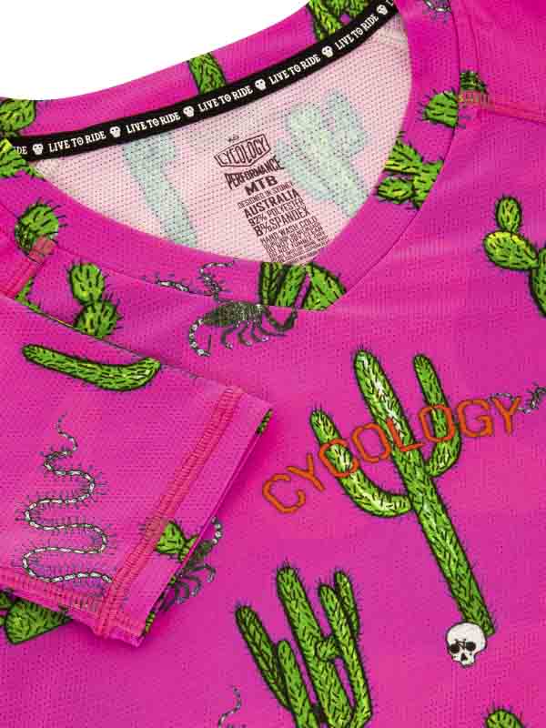 Totally Cactus Women's MTB Jersey - Image 3