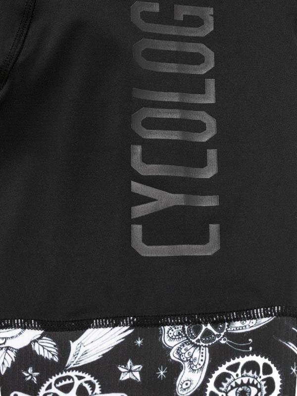 Men's Velo Tattoo Bib Shorts - Image 4