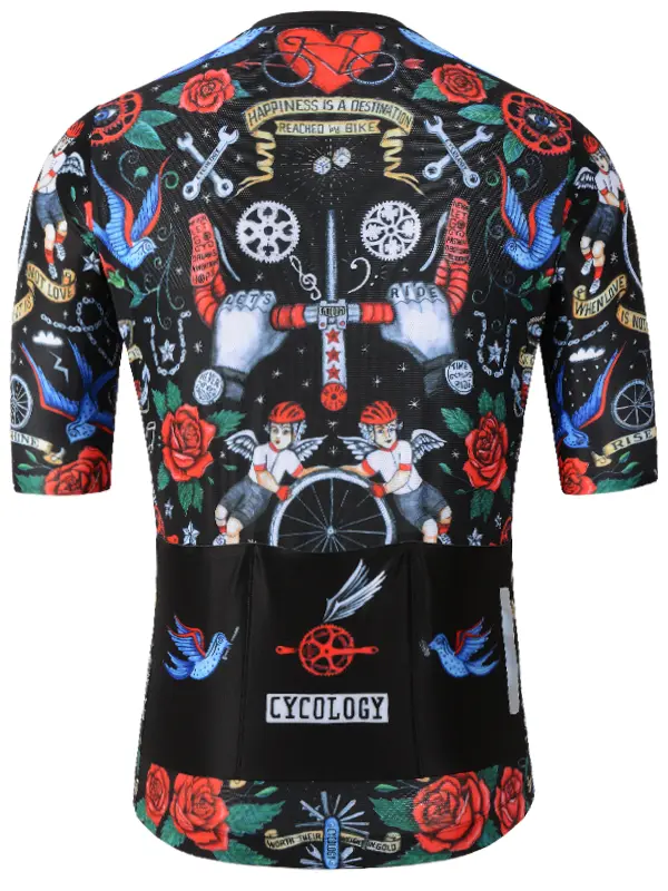 Velo Tattoo OG Men's Pro Jersey - Image 2