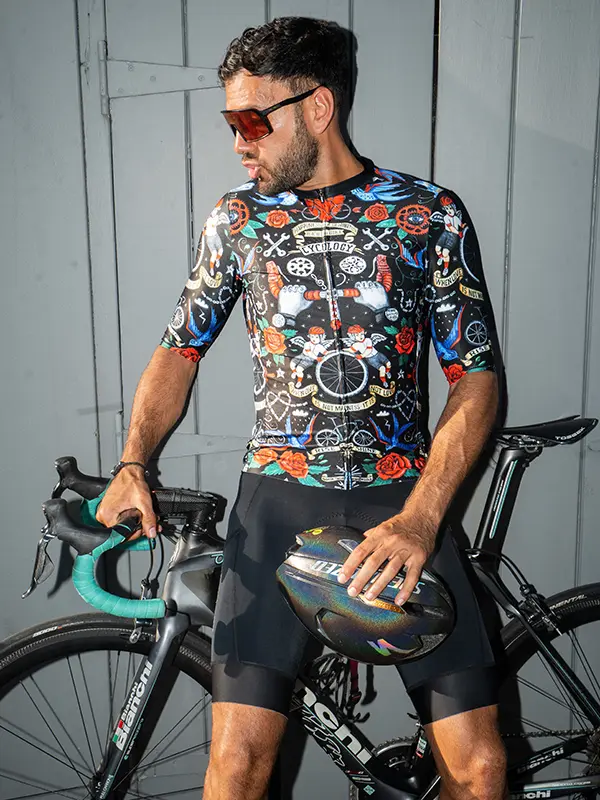 Velo Tattoo OG Men's Pro Jersey - Image 3