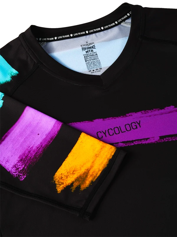 Wild Horizon Women's Long Sleeve MTB Jersey - Image 3