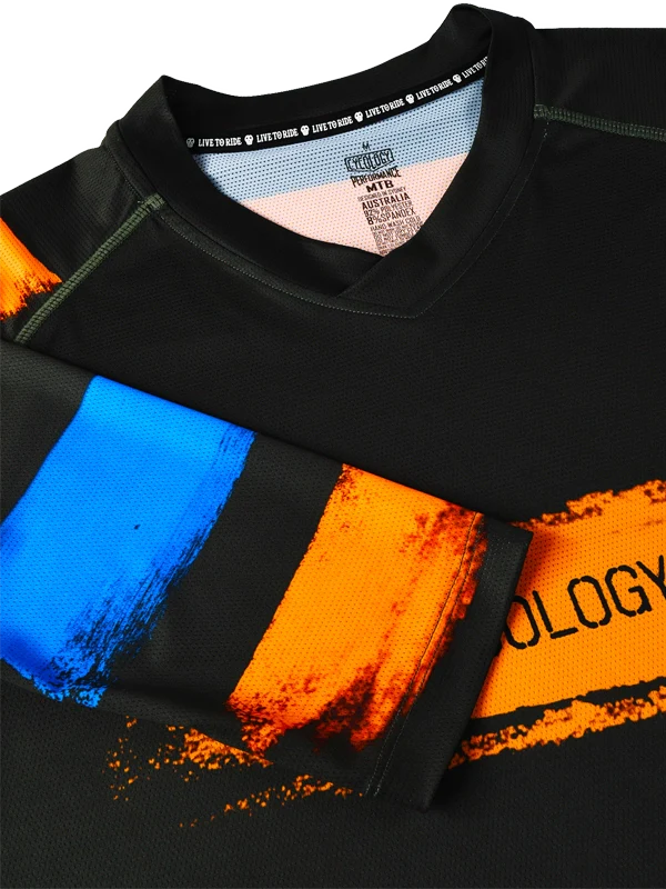 Wild Horizon Men's Long Sleeve MTB Jersey - Image 3