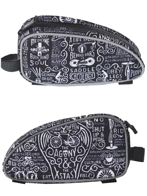 Wisdom Top Tube Bag Black - Image 4